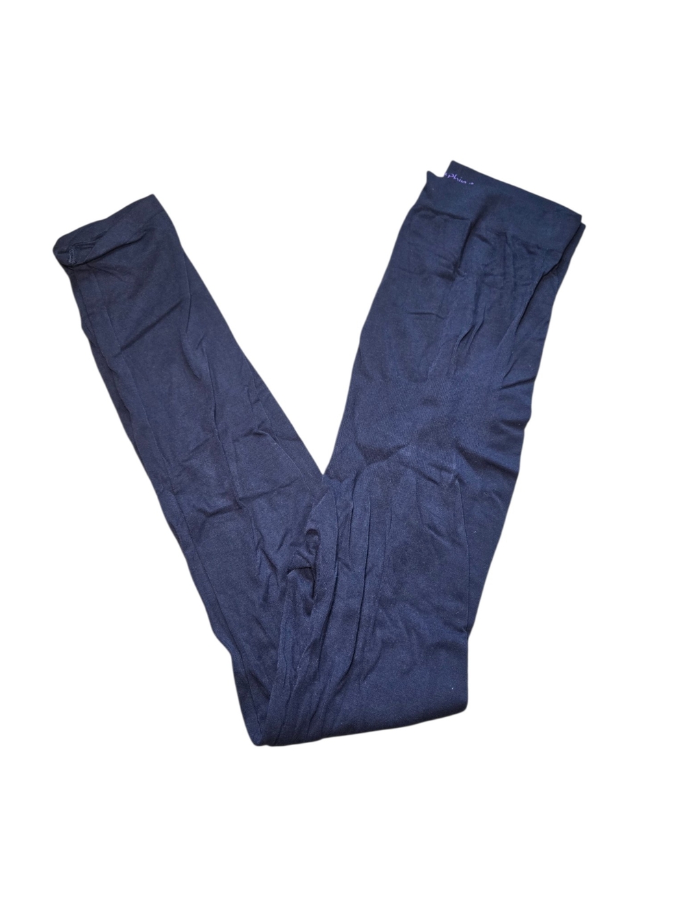 Seraphine Navy Blue Bamboo Maternity Leggings